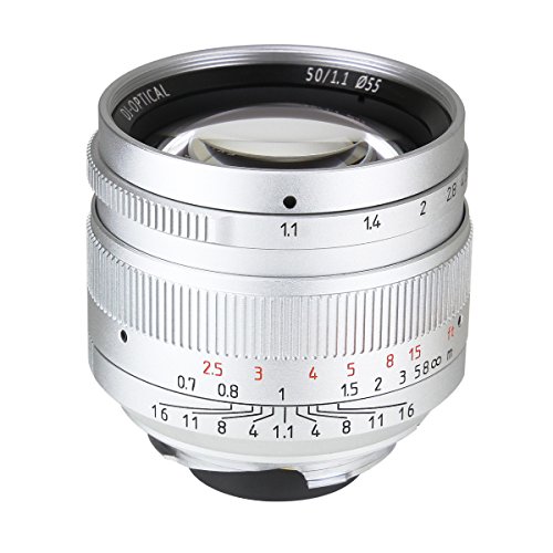 七工匠 7artisans 単焦点レンズ 50mm F1.1 国内正規品 (ライカMマウント) (シルバー)