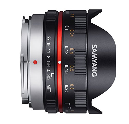 SAMYANG 単焦点魚眼レンズ 7.5mm F3.5 フィッシュアイ マイクロフォーサーズ用 ブラック