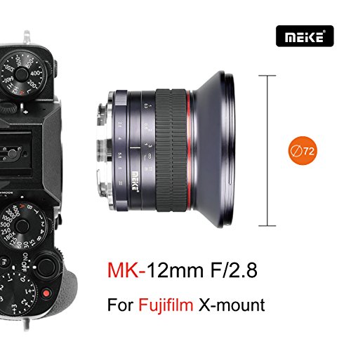 【国内正規品】 Meike 交換レンズ 広角レンズ MK 12mm F2.8 Fujl Xマウント用 日本語取説付 19950003