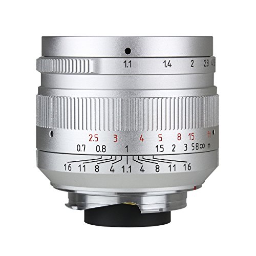 七工匠 7artisans 単焦点レンズ 50mm F1.1 国内正規品 (ライカMマウント) (シルバー)