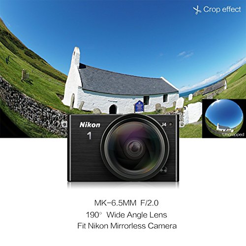 【国内正規品】 Meike 交換レンズ MK 6.5mm F2.0 Nikon1マウント用 日本語取説付 19980004