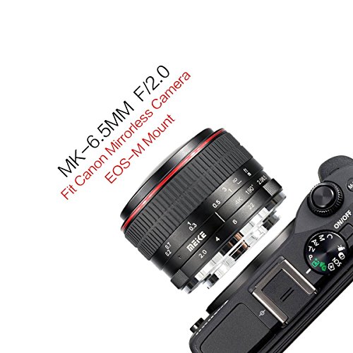 【国内正規品】 Meike 交換レンズ MK 6.5mm F2.0 Canon EF-M用 日本語取説付 19980003