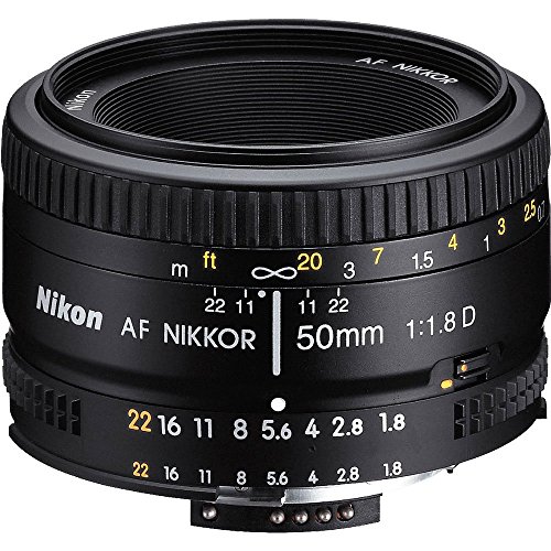 Nikon AF FX NIKKOR 50mm f/1.8D Fixed Zoom Lens with Auto Focus for Nikon DSLR Cameras [並行輸入品]