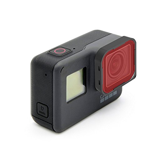 FreeWell カメラ用フィルター GoPro Hero5 Black専用 スナップオン ガラス製 PL (偏光)フィルター (水中用 レッド) FW-H5B-RED
