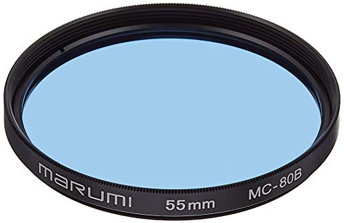 MARUMI カメラ用フィルター  MC-80B  55mm  色温度補正 010085
