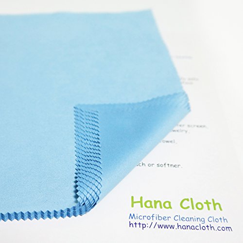 Hana Cloth マイクロファイバークロス 20枚セット (スカイブルー・15cmｘ18cm)