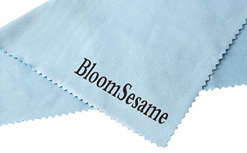 BloomSesame クリーニングクロス (20×20cm/10枚セット) メガネ拭き マイクロファイバー カメラレンズ、スマホ、液晶画面、楽器拭き