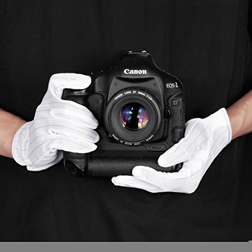 Neewer 3-in-1DSLR カメラ用クリーニングセット 1組静電気防止手袋、レンズブラシとマイクロファイバークリーニングクロス Canon Nikon Sony Panasonic Olympusカメラとビデオカメラレンズに対応