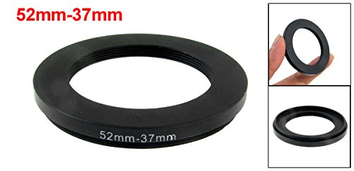 uxcell ステップアップリング アダプターリング ステップアップ カメラ用 レンズアクセサリ 52mm-37mm レンズフィルター径変換用