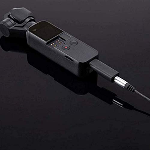 Maxku DJI Osmo Pocket 用 接続タップ オーディオアダプタ 3.5mm アダプター 外付けマイク 転換アダプター