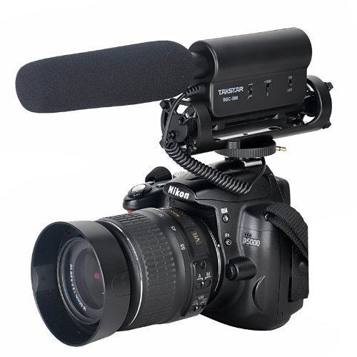 (フォトガ)FOTGA TAKSTAR SGC-598 DVステレオ マイク MIC キヤノン、Canon Nikon DSLR 5DII 3 7D D800 D7000 用