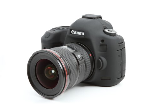 DISCOVERED イージーカバー Canon EOS 5DS / 5Ds R / 5D Mark3 用 液晶保護フィルム &スクリーンプロテクター付 ブラック 5D3-BL
