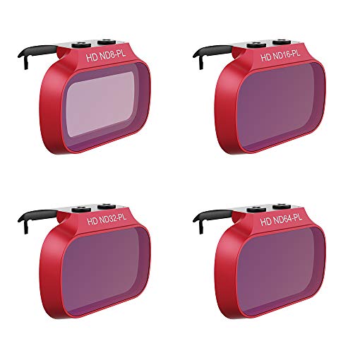 Honbobo DJI Mavic Mini 対応レンズフィルター CPL/UV/ND8 16 32 64/ND8-PL ND16-PL ND32-PL ND64-PLレンズフィルターセット PGYTECH製品 (ND8-PL+ND16-PL+ND32-PL+ND64-PL)