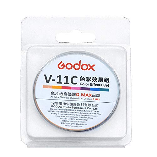 Godox V-11C 15色セット（30枚） カラーフィルターセット 撮影効果用 Godox V1＆H200Rなど用