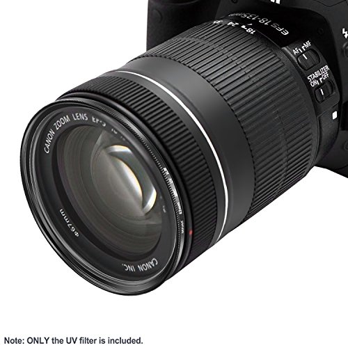 Neewer 52MM 保護用UVレンズフィルター マルチコーディング 光学ガラス製 アルミ合金フレーム PENTAX (K-30 K-50 K-5 K-5 II) Canon EF 50mm f/1.8 II Nikon D7100 D5000 D3000 DSLRカメラに対応