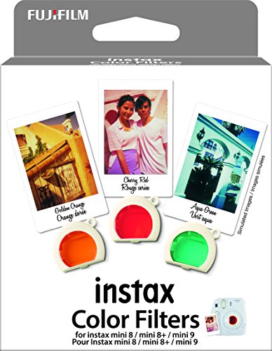FUJIFILM mini8P/mini8+/mini9用3色入カラーフィルター INSTAX MINI COLOR FILTERS