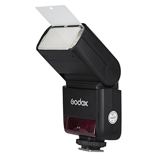 【電波法認証取得＆正規品】Godox TT350C ミニカメラフラッシュ 2.4G無線伝送搭載 TTL LCDパネル 角度調整可能 ミニ 携帯便利 高速シンクロ キヤノンデジタルカメラに対応 日本語説明書付き