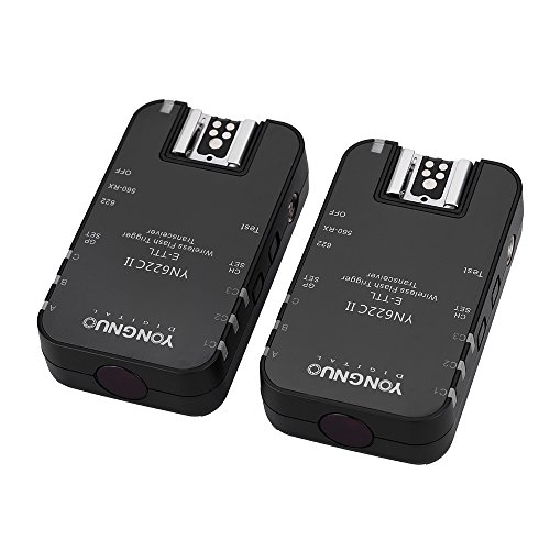 YONGNUO YN-622C II 2.4G Wireless E-TTL Flash Trigger for Canon EOS 5D Mark II 7D 70D 60D 50D 40D 450D E-TTLワイヤレスフラッシュトリガー