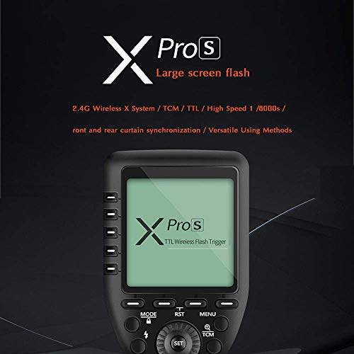 Godox Xpro-S TTLワイヤレスフラッシュトリガー2.4Gワイヤレス1 / 8000s高速同期 Sony DSLRカメラ用