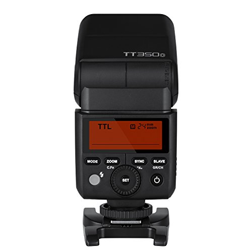 Godox TT350O ミニカメラフラッシュ 2.4G無線伝送搭載 TTL LCDパネル 角度調整可能 ミニ 携帯便利 高速シンクロ Olympus/Panasonicカメラに対応 日本語説明書付き