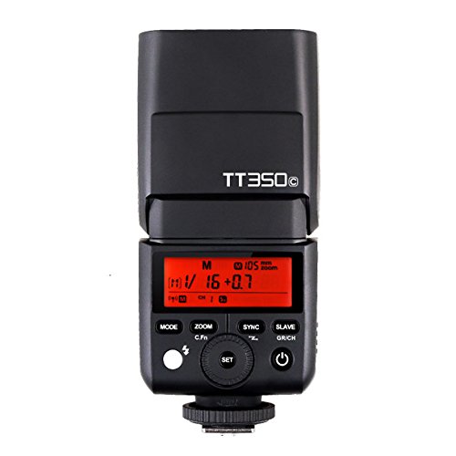 【国内正規品】 GODOX ストロボ TT350 キヤノン用 ガイドナンバー36 TTL対応 2.4GHzワイヤレスXシステム内蔵 TT350C