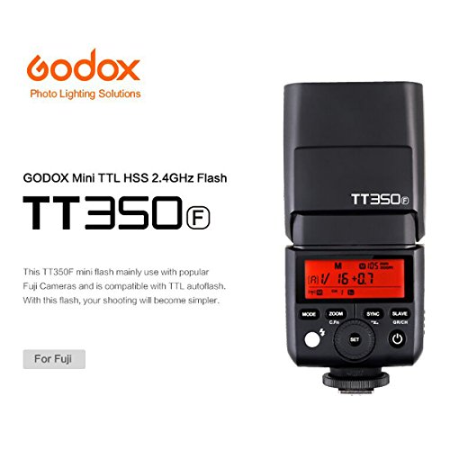 【正規品 技適マーク付き日本語説明書付】Godox Thinklite TTL 2.4GHz TT350F ミニカメラフラッシュ高速1 / 8000s GN36 DSLR 富士フイルム カメラ X-Pro2、X-T20、X-T2、X-T1、X-Pro1、X-T10、X-E1、X-A3、X100F、X100T