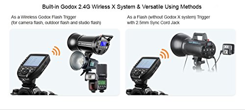 【正規品 技適マーク付き日本語説明書付】Godox Xpro-F 2.4G ワイヤレスフラッシュトリガー 高速同期1 / 8000s Xシステム内蔵 超大LCDスクリーントランスミッタ付き 富士フイルムデジタルカメラ用
