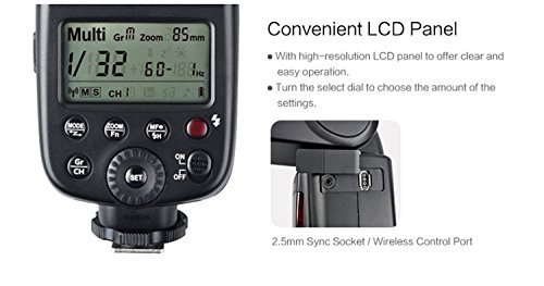 【正規品 技適マーク付き日本語説明書付】 Godox V850II 2.4G TTL フラッシュ GN60 HSS 1/8000s 2000mAh リチウムイオン（Li-ion電池）フラッシュ、650フルパワーフラッシュを、0.01～1.5秒でリサイクル DSLR Canon, Nikon, Olympus, Pentax互換性があります