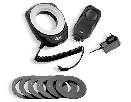 GODOX RING 48 マクロLEDリングライト 石、時計、小物などの撮影やネットオークションへの出品商品撮影に最適な、デジタル一眼カメラ用のマクロリングライト