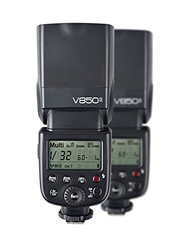 【正規品 技適マーク付き日本語説明書付】 Godox V850II 2.4G TTL フラッシュ GN60 HSS 1/8000s 2000mAh リチウムイオン（Li-ion電池）フラッシュ、650フルパワーフラッシュを、0.01～1.5秒でリサイクル DSLR Canon, Nikon, Olympus, Pentax互換性があります