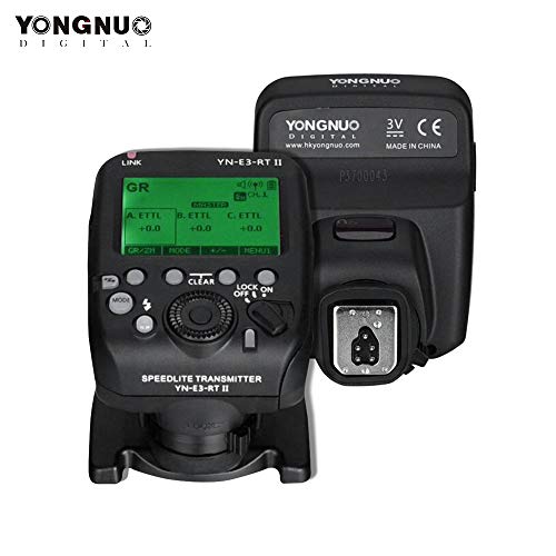 YONYNUO YN-E3-RT II カメラ用フラッシュスピードライトトランスミッター フラッシュトリガー ST-E3-RT/600EX-RT/YN-E3-RT/YN968EX-RT/YN600EX-RTII/YN686EX-RT/YNE3-RX Andoerクリーニングクロス対応