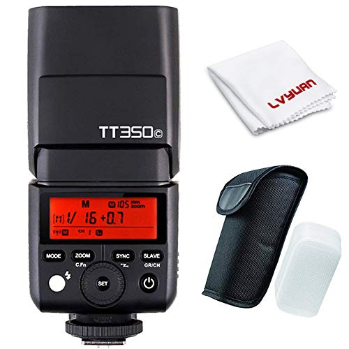 【正規品 技適マーク付き 日本語説明書付】Godox Thinklite TTL TT350C ミニカメラフラッシュ高速1 / 8000s GN36 DSLR Canon Cameras,5D Mark III 80D 7D 760D 60D 600D 30D 100D 1100D Cameras シリーズ