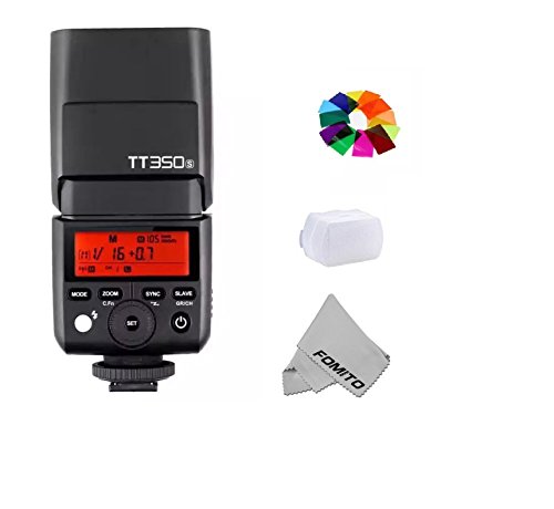 GODOX TT350S TTL Miniカメラフラッシュ 内蔵2.4Ｇ TTLオートフラッシュ SONY マイクロ一眼レフカメラとSONY 一眼レフカメラに適用 対応機種a7RII,a7R,a58,a99,ILCE6000L,a77II,RX10等 技適マーク付き