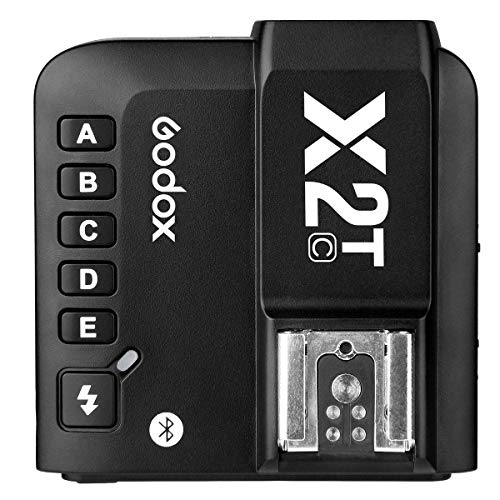 【Godox正規品】Godox X2T-C TTLワイヤレスフラッシュトリガー、ブルートゥース接続、1 / 8000s HSS、TCM機能、5つの独立したグループボタン、再配置されたコントロールホイール、新しいホットシューロック、新しいAFアシストライト (Godox X2T-C)