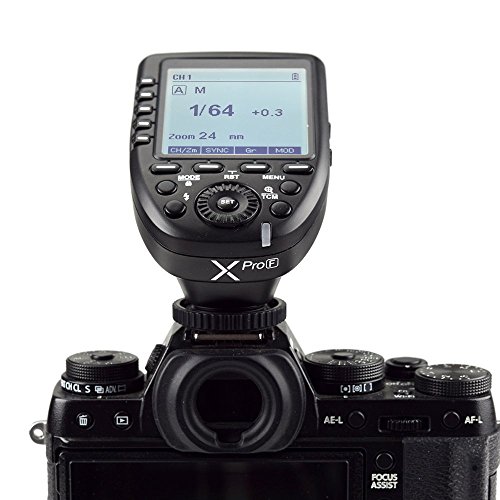 GODOX Xpro-F送信機 TTLワイヤレストリガー TTL Wireless Flash Trigger 内蔵2.4Ｇ 富士FUJIカメラ（ホットシュー付き）対応 技適マーク付き