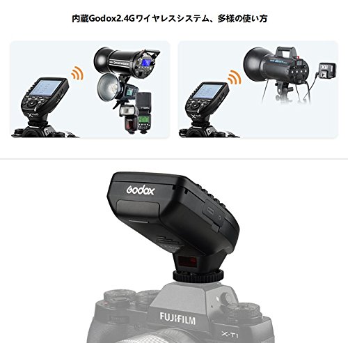 【技適マーク付き】Godox Xpro-F 送信機 TTL 2.4Gワイヤレスフラッシュトリガー 高速同期 HSS 1/ 8000s Xシステム Fujiカメラ対応