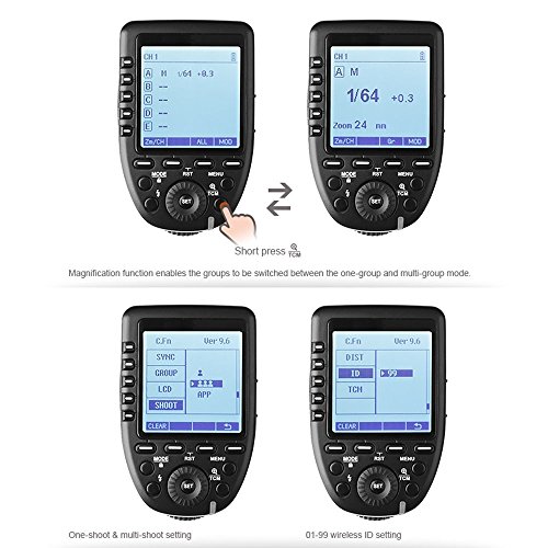 【技適マーク&日本語説明書付】GODOX Xpro-F送信機 TTL2.4Gワイヤレスフラッシュトリガー 高速同期 1 / 8000s Xシステム Fujifilm一眼レフカメラ対応