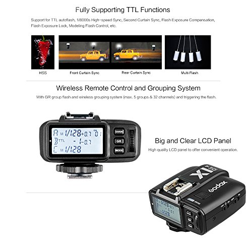 Godox X1T-O 2.4G TTL 1/8000 HSS 32チャンネルフラッシュトリガトランスミッタオリンパスDSLRカメラ