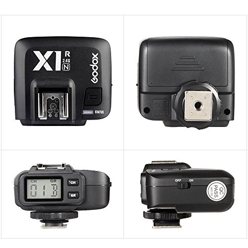 Godox X1T-N送信機＋X1R-N受信機 TTL 2.4GHz ワイヤレス フラッシュトリガー　 TTL Wireless Flash Trigger Transmitter Receiver Nikon デジタル一眼レフカメラ用