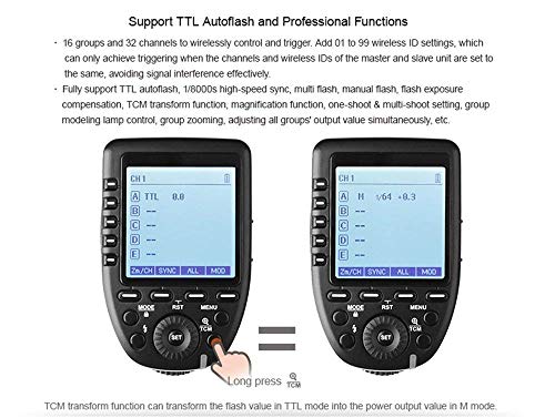 【技適マーク付き&PDF日本語説明書】GODOX Xpro-S 送信機 TTL2.4Gワイヤレスフラッシュトリガー 遠隔制御 高速同期 HSS 1 / 8000s Xシステム Sony デジタル一眼レフカメラ 対応