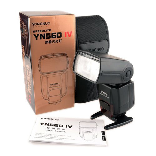 YONGNUO YN560 IV スピードライト 2.4GHz ワイヤレス フラッシュ ストロボ