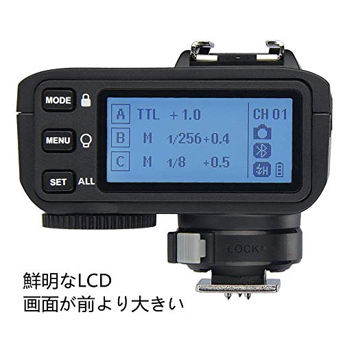 【技適マーク付き&PDF日本語説明書】Godox X2T-C TTLワイヤレスフラッシュトリガー Canon カメラ対応 TCM機能 新しいAFアシストライト 1 / 8000s HSS Bluetooth接続