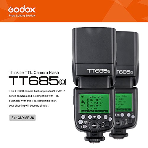 【Godox正規代理店&技適マーク付き】Godox TT685O 2.4G GN60 TTL HSS 1/8000 カメラフラッシュスピードライト オリンパス/パナソニックカメラ用