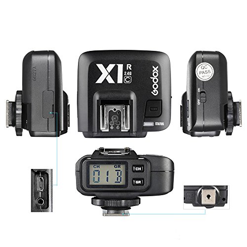 GODOX X1R-C 32 チャンネル TTL 1/8000s 無線リモートフラッシュ受信機 シャッターレリーズ Canon EOS カメラ適用 GODOX X1T-C 送信機と互換性がある