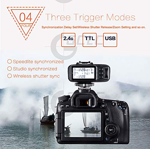 Godox X1T-N 2.4G TTL ワイヤレスカメラリモコントリガー ニコン対応 無線遠隔制御フラッシュトランスミッタ