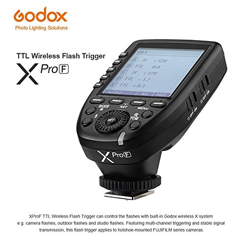 GODOX Xpro-F送信機 TTLワイヤレストリガー TTL Wireless Flash Trigger 内蔵2.4Ｇ 富士FUJIカメラ（ホットシュー付き）対応 技適マーク付き