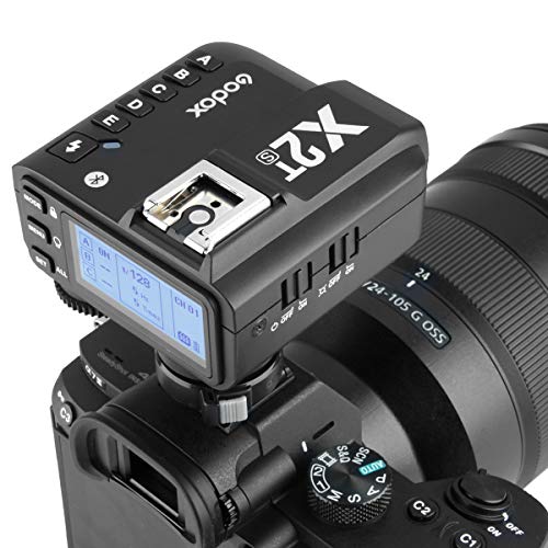 【正規品 技適マーク付き日本語説明書PDF档】Godox X2T-S TTL 1/8000 HSSワイヤレスフラッシュトリガー Bluetooth接続 ホットシューロック TCM機能 5つの独立したグループボタン(ソニーカメラ用X2T-S)