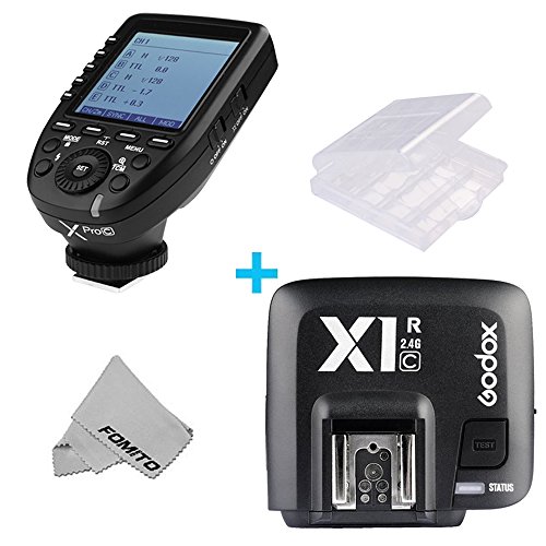 GODOX Xpro-C送信機+X1C-R受信機セット品 高速シンクロ TTL 2.4G Canon EOS カメラ用