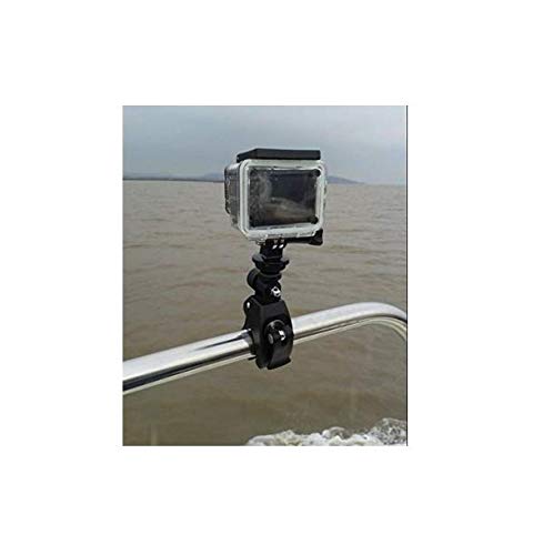 Taoric カメラホルダー カメラスタンド オートバイ・バイク・自転車 ハンドルに カメラ/GoPro/デジカメ/ドライブレコーダー を 固定 自由雲台 三脚 はさみ込式 (カメラマウントのみ)