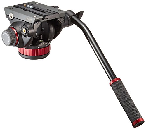 Manfrotto 2WAY雲台 プロフルードビデオ雲台 フラットベース アルミニウム製 MVH502AH